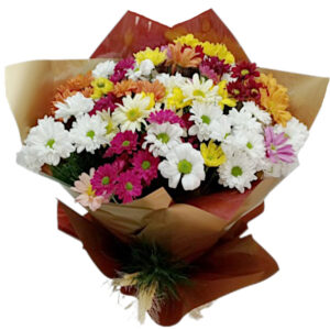 BQ-22: Buquê de Flores Silvestres Coloridas Médio